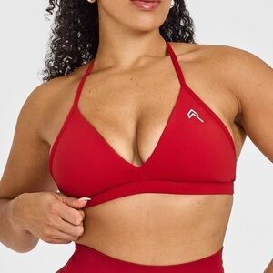 Oner Active Unified Ultra Micro V-Neck Bralette in Toasted Red (S)